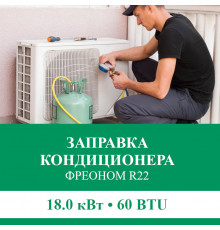 Заправка кондиционера Euroklimat фреоном R22 до 18.0 кВт (60 BTU)